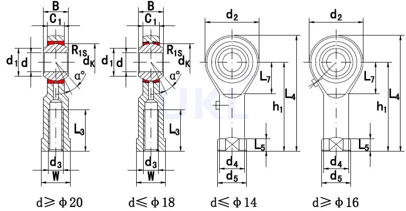 Joint Bearing /Spherical Plain Bearing /Self Lubricating Plain Bearing/Rod End Plain Bearing