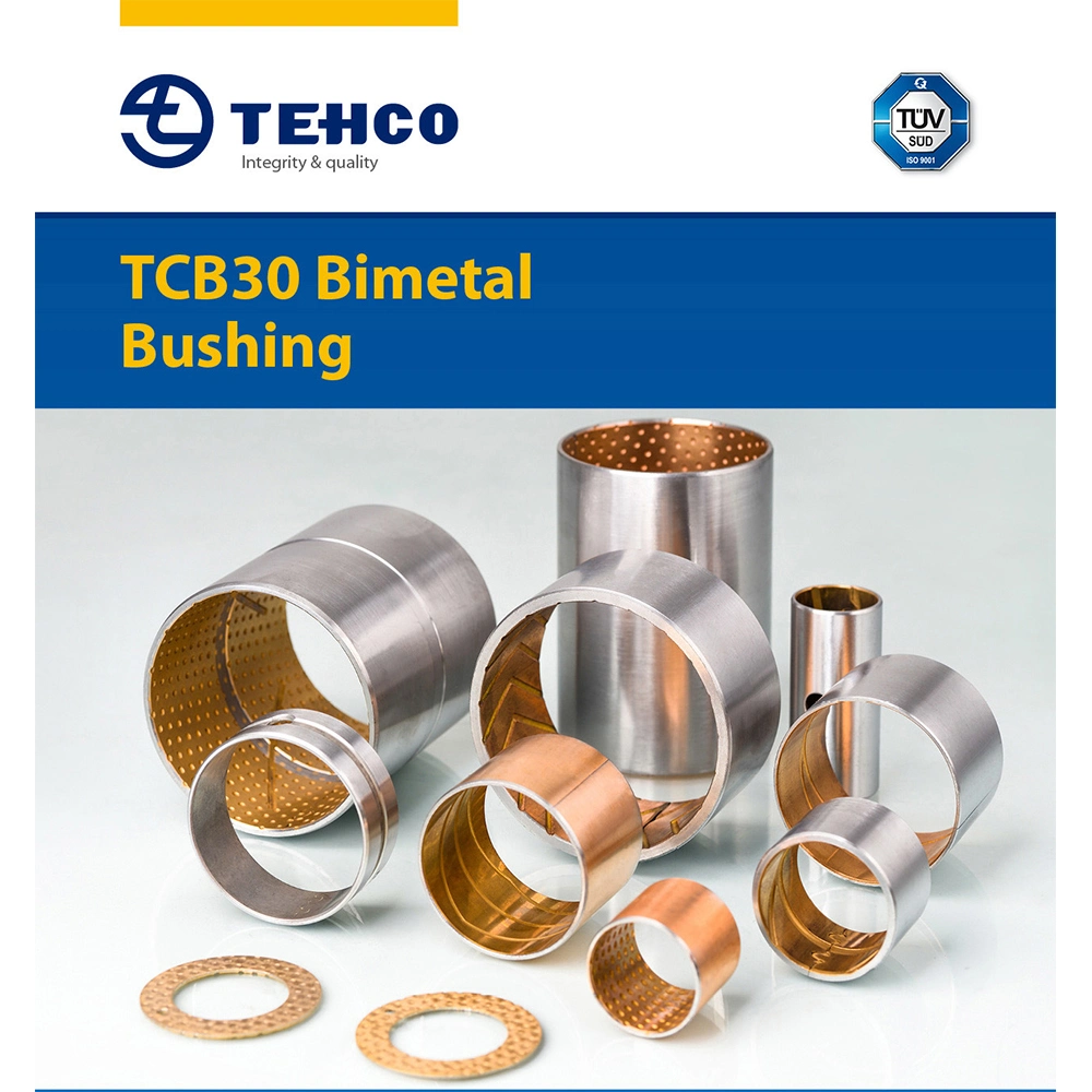 Bimetal Bush Bimetallic Sleeve Bearing Bushing Supplier Steel Bronze Alloy Composite Bushings